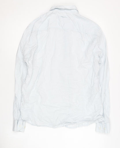 Ellus Men's White Cotton Classic Shirt M