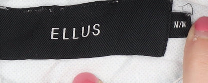Ellus Men's White Cotton Classic Shirt M