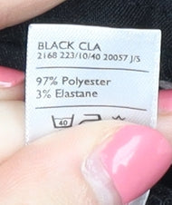 Womens UK Size 14 Berkertex Regular Fit  Black Trousers