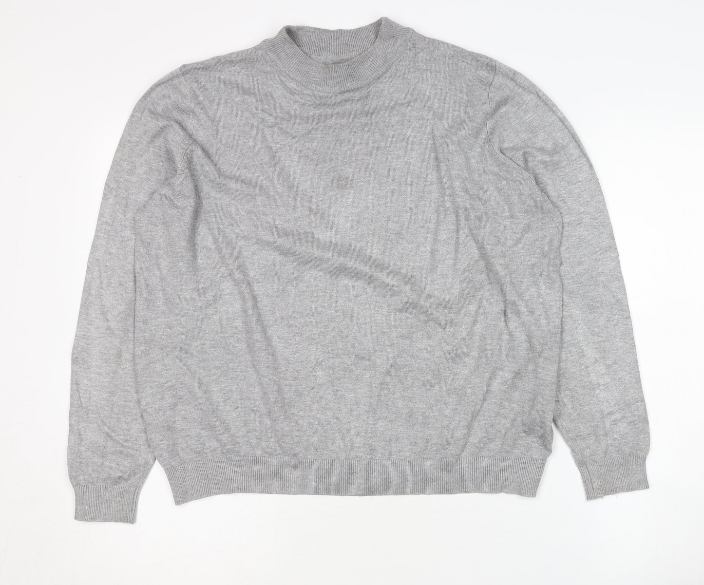 Anthology Women's 16/18 Grey Mock Neck Jumper