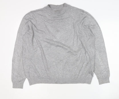 Anthology Women's 16/18 Grey Mock Neck Jumper