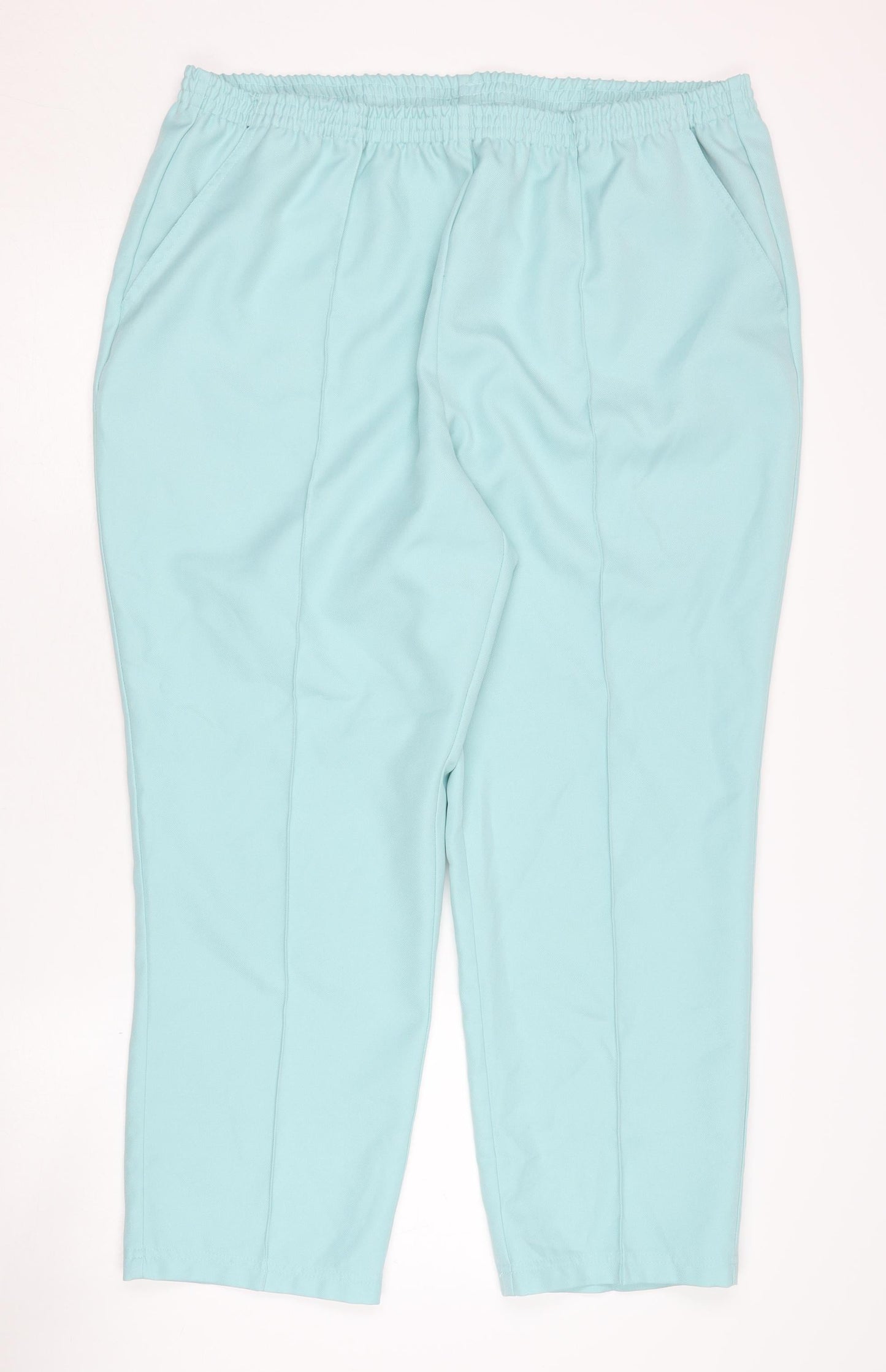 Womens UK Size 22 Damart  Casual Blue Trousers