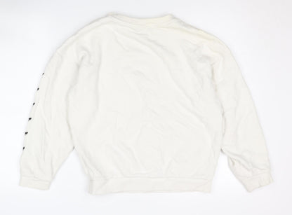 Adidas Women's White Pullover Sweatshirt Size 6
