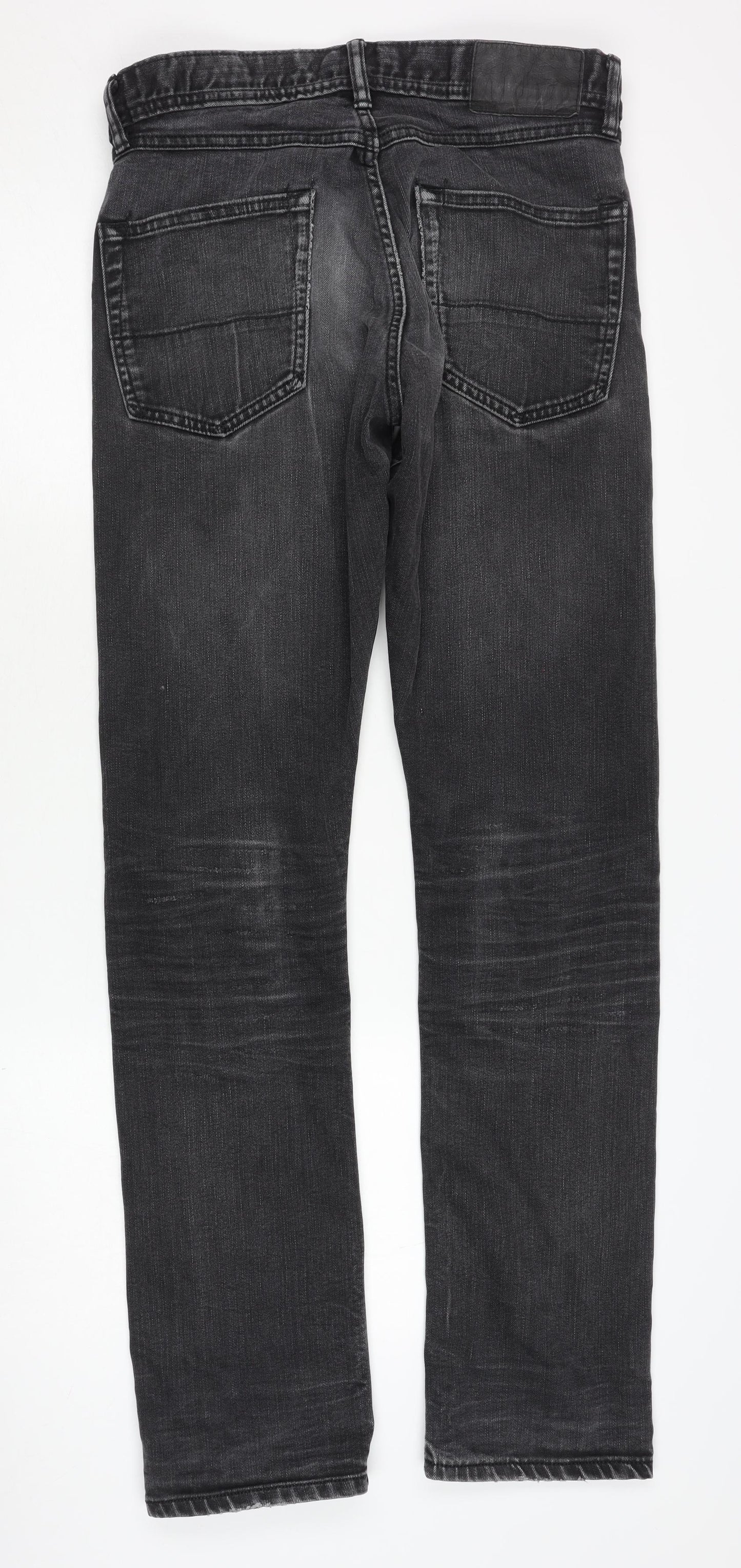 Marks and Spencer Men's Black Straight Jeans - Size 30