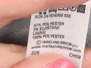 Marks & Spencer Women's Blue Jacket Size 14 Zip