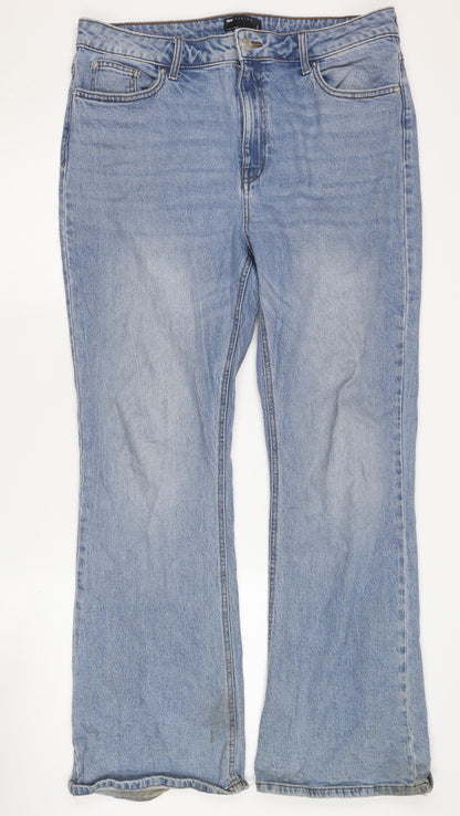 ASOS Women's Blue Straight Jeans, 8XL, Distressed, Good Condition