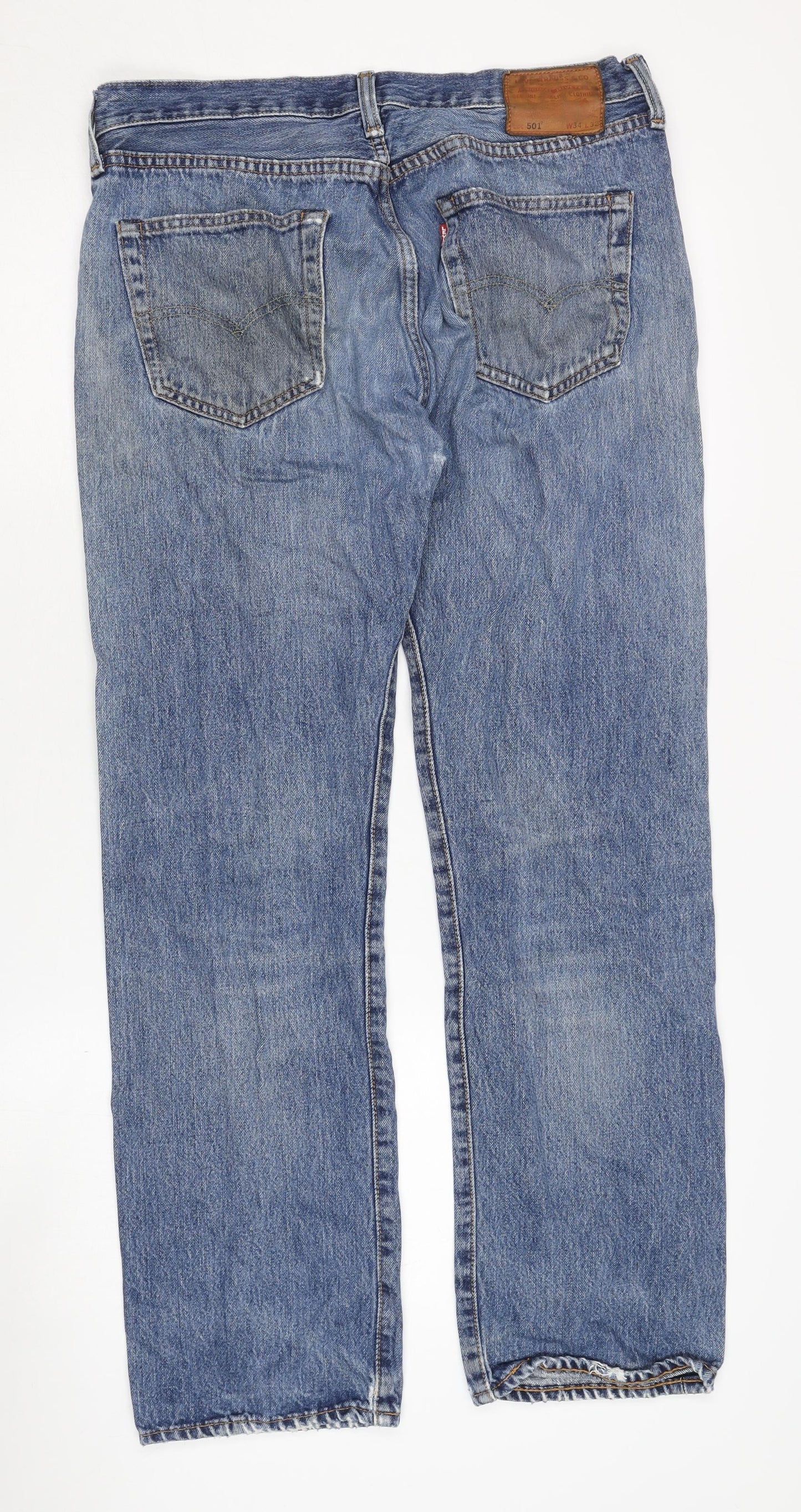 Levi's Premium Men's Blue Straight Jeans Size 34