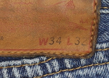 Levi's Premium Men's Blue Straight Jeans Size 34