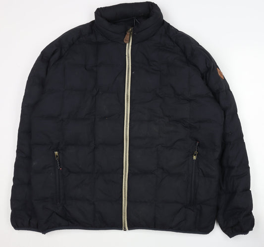 Mens UK Size XL Uniformes Generale Black Puffer Jacket