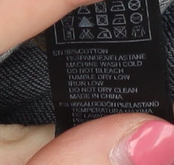 Forever 21 Women’s Light Blue Distressed Straight Jeans