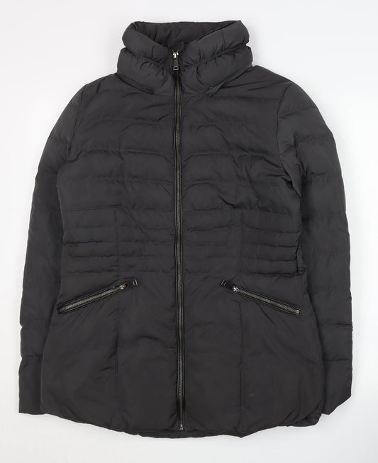 Phase Eight Women's Black Puffer Jacket Size 12
