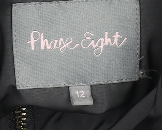 Phase Eight Women's Black Puffer Jacket Size 12
