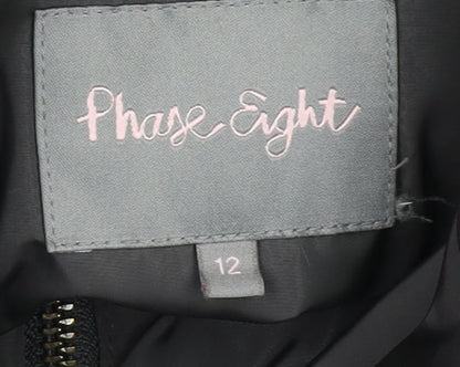 Phase Eight Women's Black Puffer Jacket Size 12