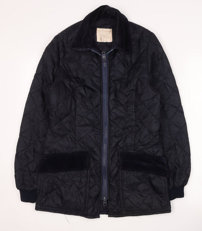 The Paddock Women's Black Quilted Jacket Size 6