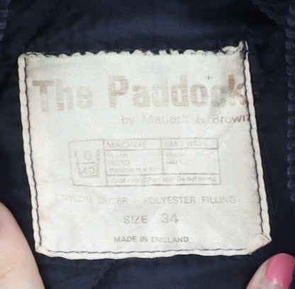 The Paddock Women's Black Quilted Jacket Size 6