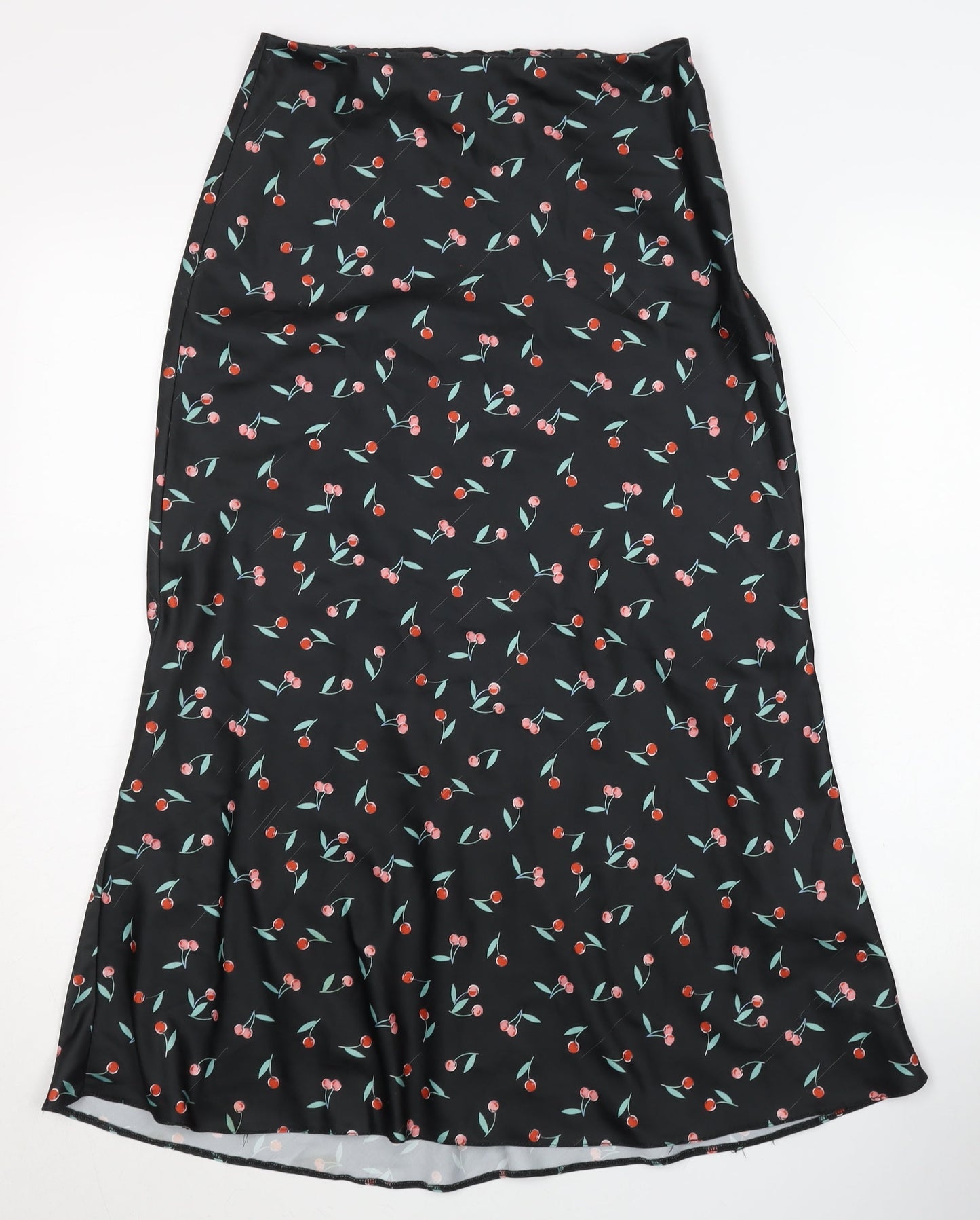 ASOS Women's Black Floral Midi Pencil Skirt Size S