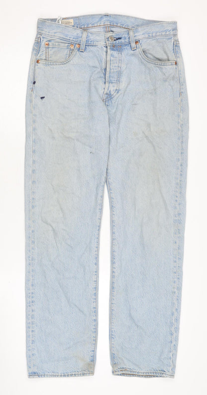Levi Strauss & Co. Men's Blue 501 Straight Jeans Size 30