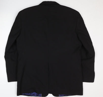 Next Men's Black Blazer 42S - Formal Style
