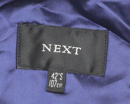 Next Men's Black Blazer 42S - Formal Style