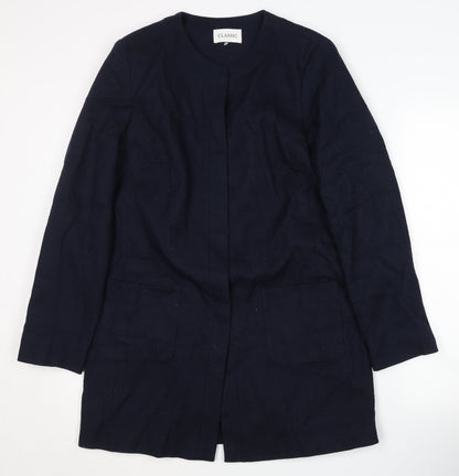 Womens UK Size 12 Marks and Spencer Blue Basic Jacket