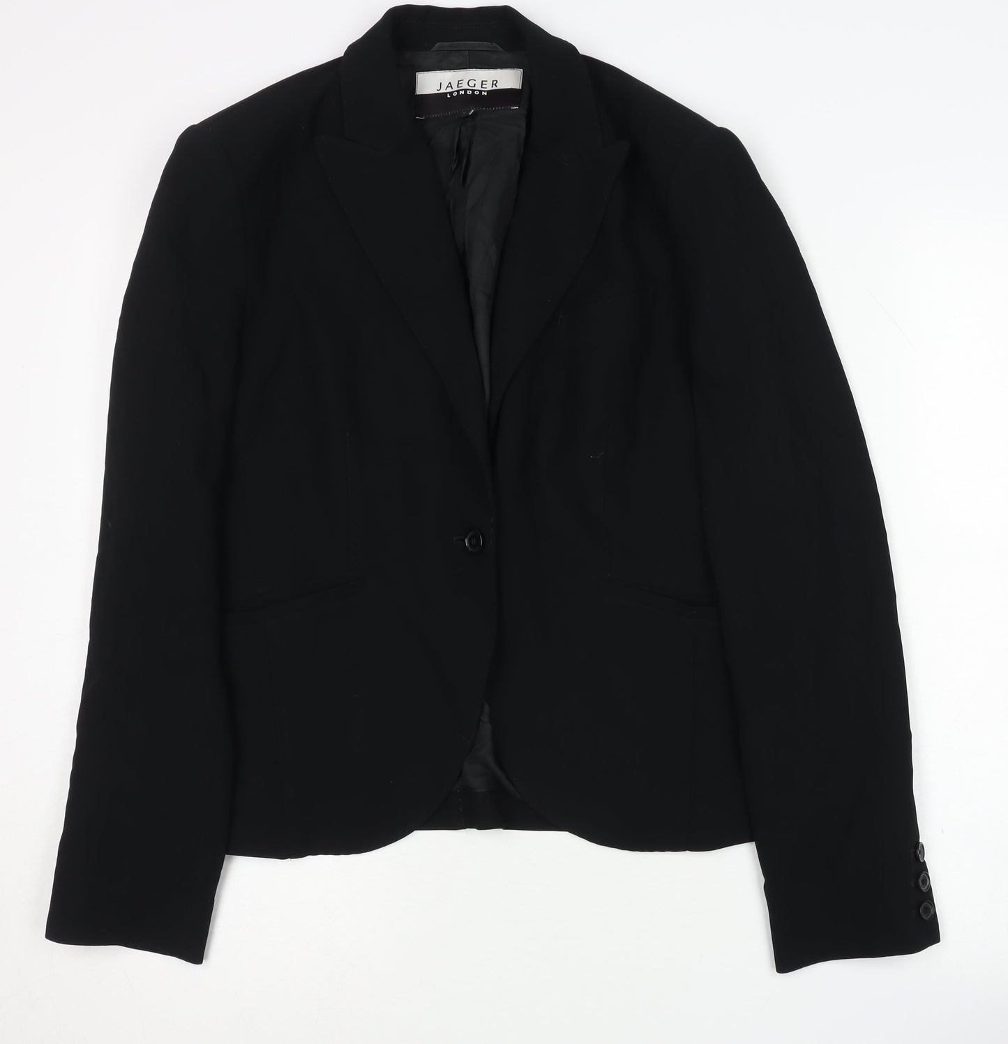 Jaeger Women's Black Suit Jacket Size 12