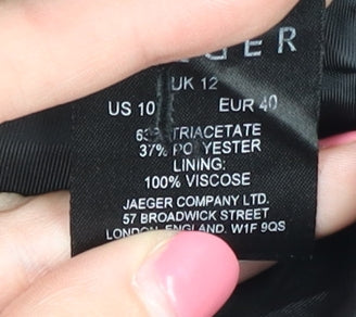 Jaeger Women's Black Suit Jacket Size 12