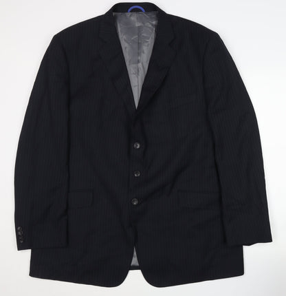 Mens UK Size 48 Jack Reid Regular Black Suit Jacket