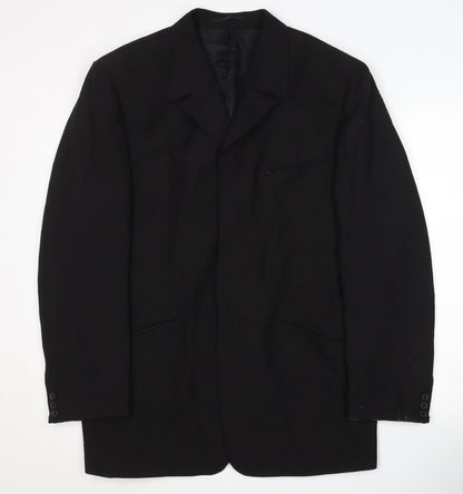 Mens UK Size 40 COPPERSTONE Regular Black Suit Jacket