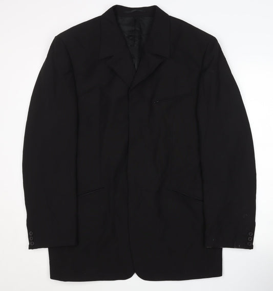 Mens UK Size 40 COPPERSTONE Regular Black Suit Jacket
