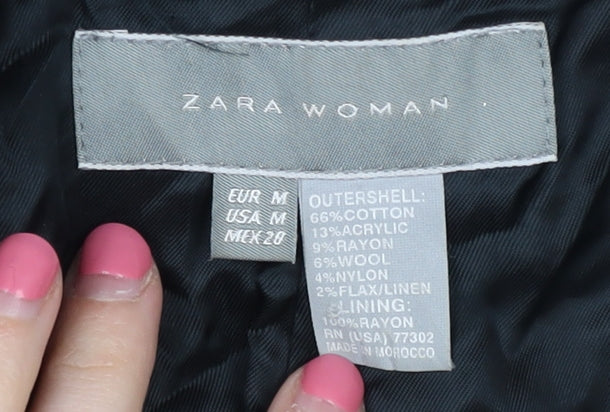 Zara Women’s Multicoloured Check Blazer M