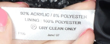 EWM Women’s Black Flecked Blazer, Size 16