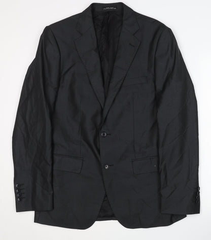 Zara Men's Black Blazer Regular Fit Size 40