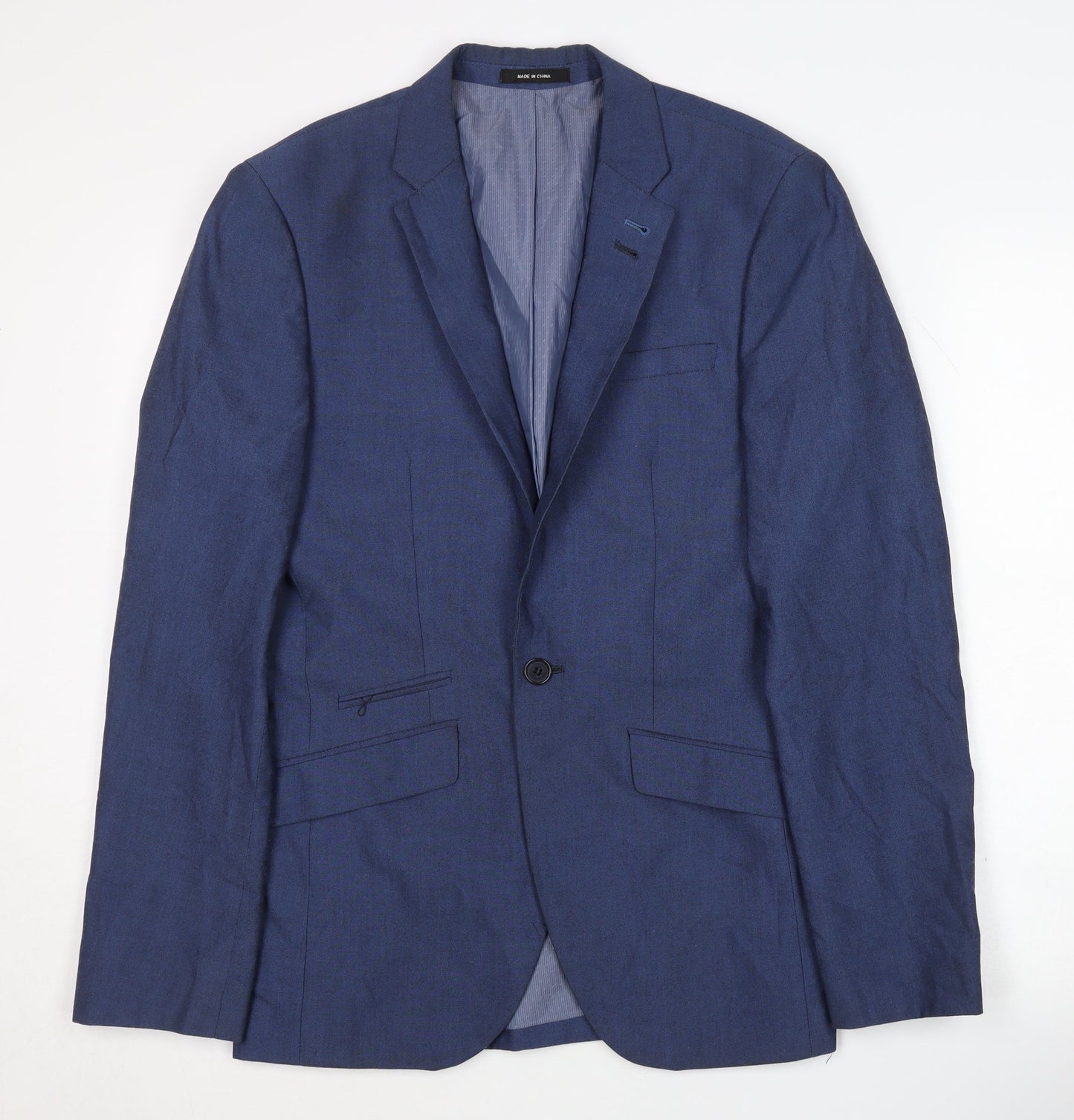 Mens UK Size 36 Cedar Wood State Regular Blue Suit Jacket