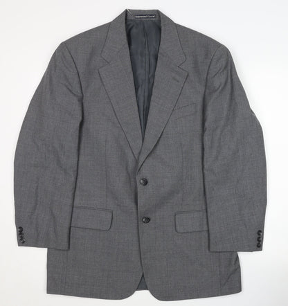 Greenwoods Men's Grey Blazer 40 Notch Classic