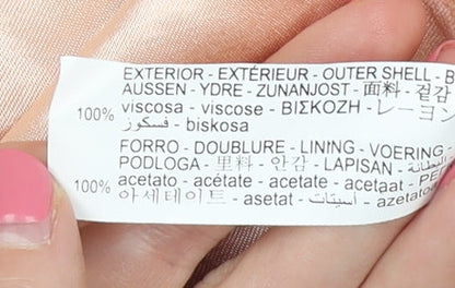 Zara Women's Pink XS Double-Breasted Blazer