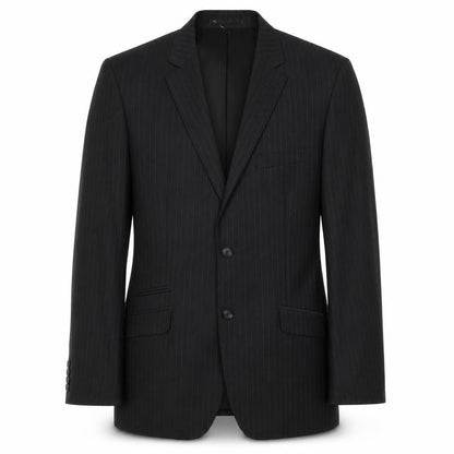 Butler & Webb Men's Black Striped Blazer 38
