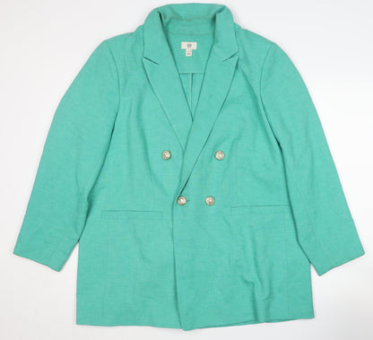 River Island Plus Green Women's Blazer Size 20
