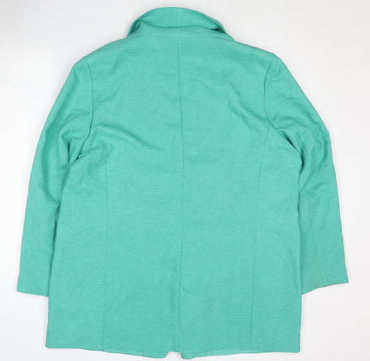 River Island Plus Green Women's Blazer Size 20