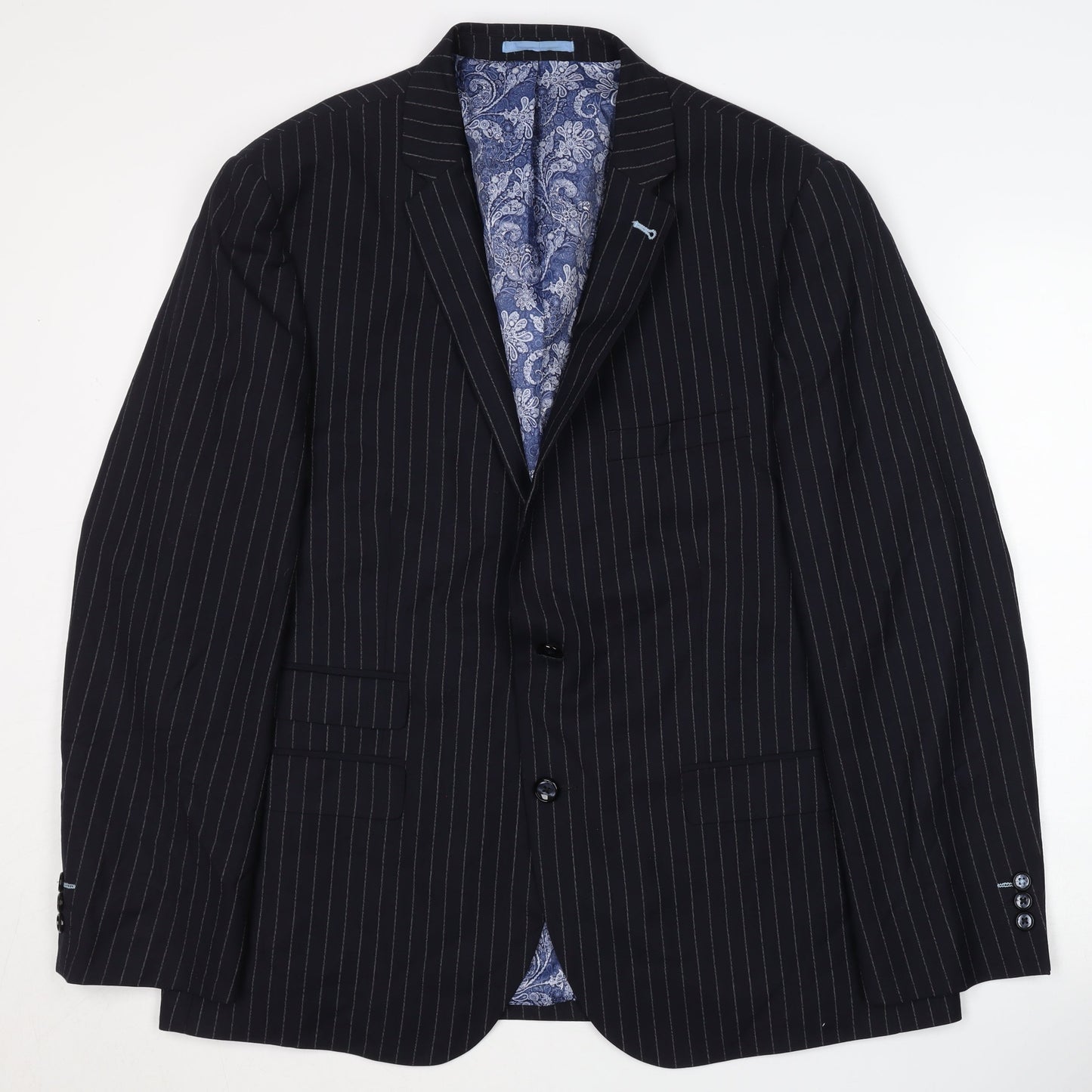 MRK by Mark Slater Men's Black Slim Fit Blazer 46S