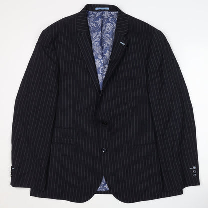 MRK by Mark Slater Men's Black Slim Fit Blazer 46S