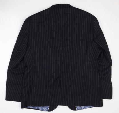 MRK by Mark Slater Men's Black Slim Fit Blazer 46S