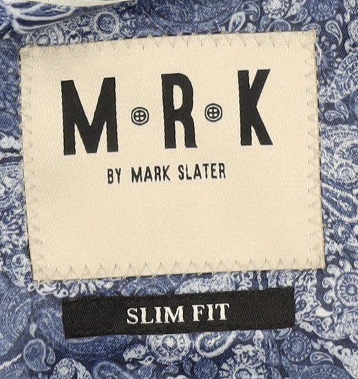 MRK by Mark Slater Men's Black Slim Fit Blazer 46S