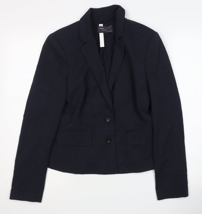 Marks and Spencer Women's Blue Blazer Size 8