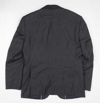 Danieli Men's Grey Two-Button Blazer Jacket 38S