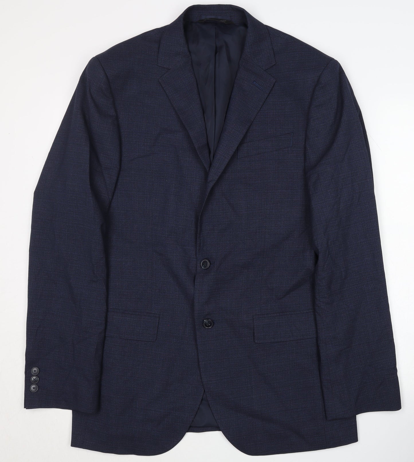 Marks and Spencer Men's Blue Blazer, 40L Size