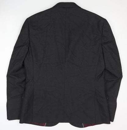 Marks and Spencer Men's Grey Blazer, 40 Short, Jacket
