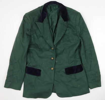 Country Casuals Women's Green Blazer, Size 12