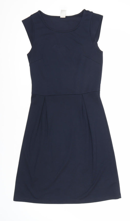 VILA Women's Black Sleeveless Shift Dress XS