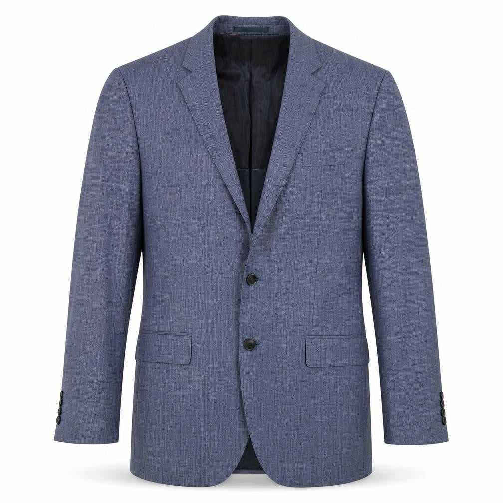Mens UK Size 40 Guabello Regular Blue Suit Jacket
