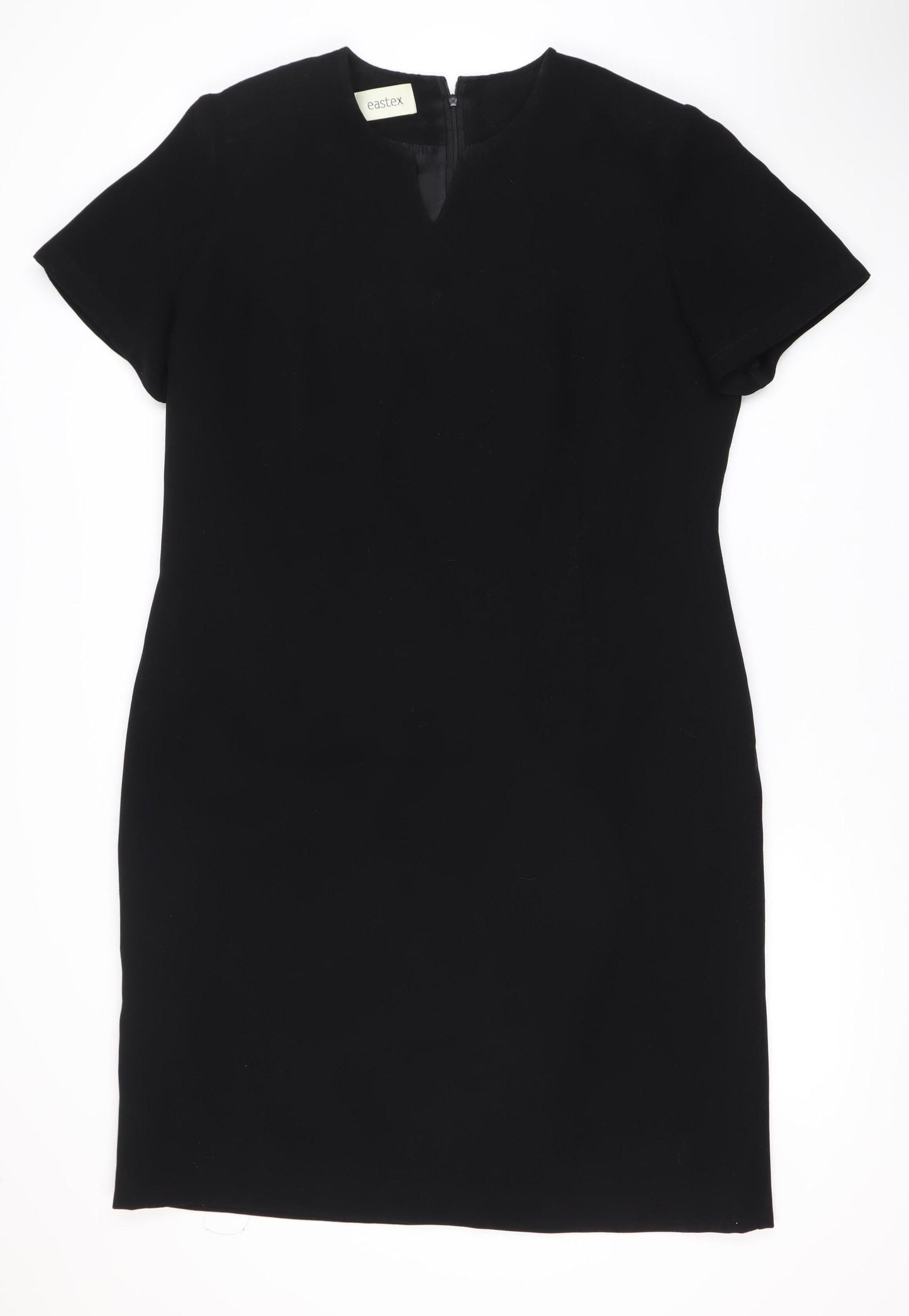 Eastex Women's Black Sheath Dress Size 16